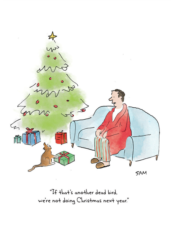 Gifts From The Cat Card