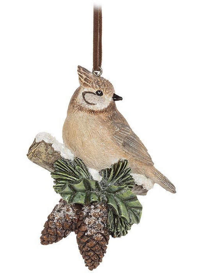 Critter on Pinecone Ornament