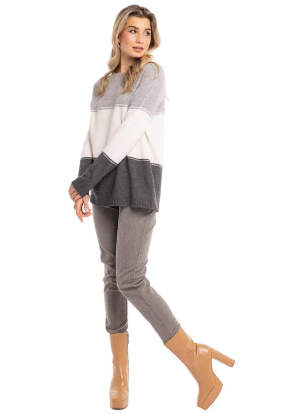 Three Tone Sweater