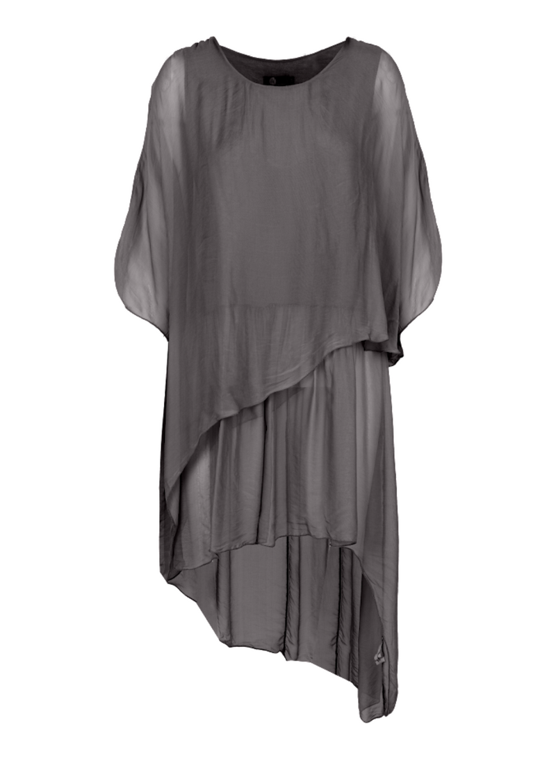 Silky Overlay Tunic