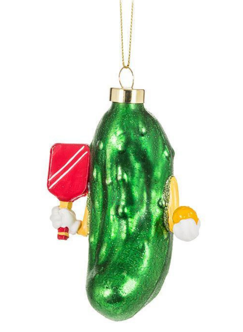 Pickle Pickleball Ornament