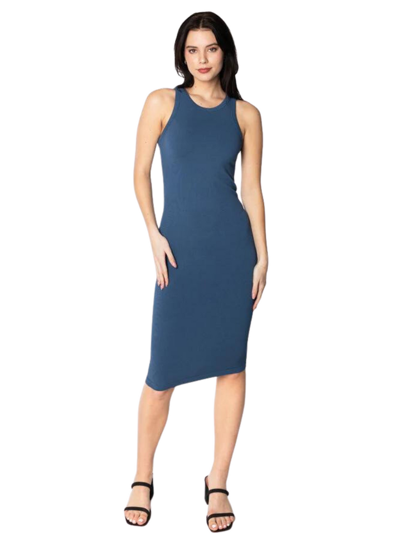 Bamboo Ribbed Tank Dress Johnny Ruth