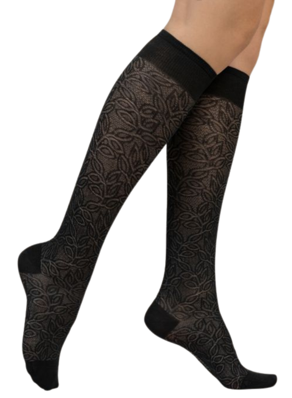 Wild Leaves Knee-High Socks
