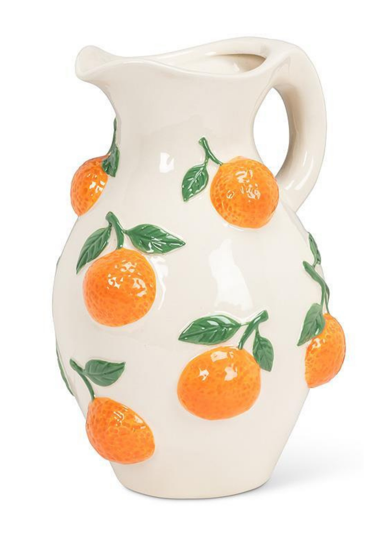 Large Jug with Oranges