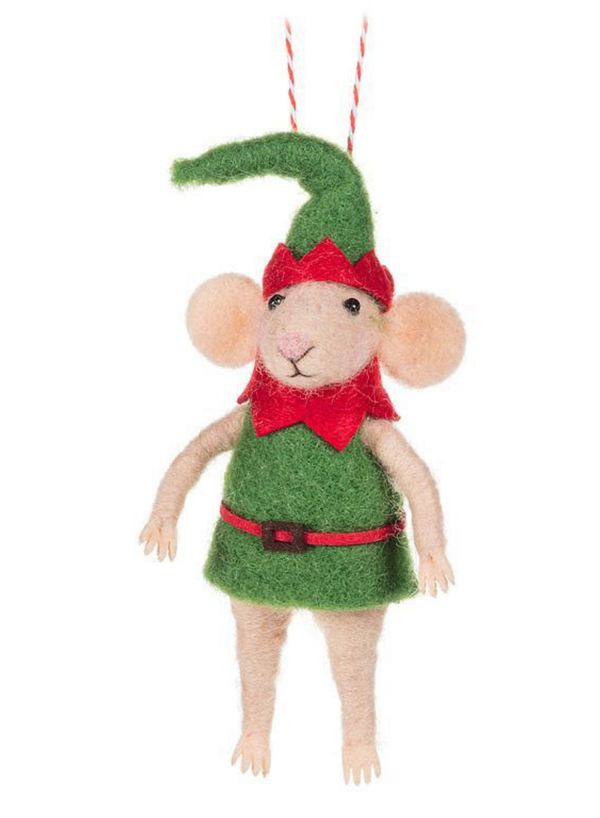 Elf Mouse Ornament