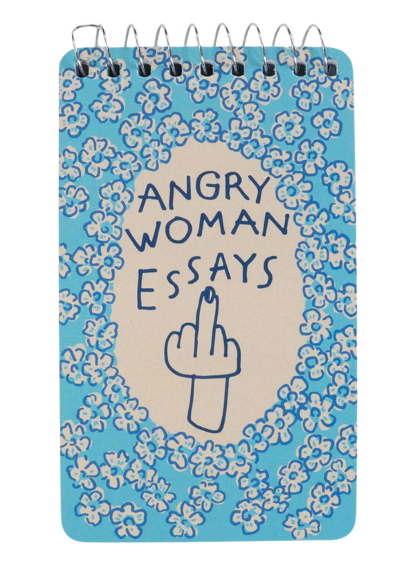 Angry Woman Essays Spiral Notebook