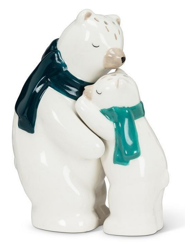 Hugging Polar Bears Salt & Pepper Shakers