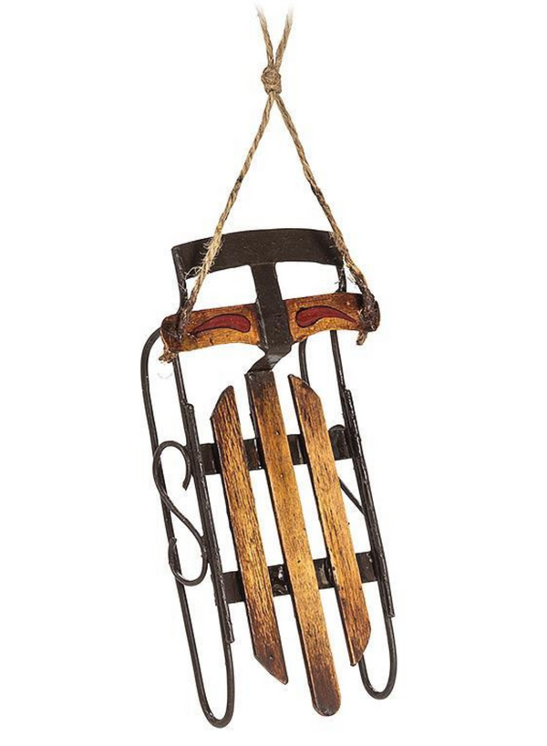 Old Style Sled Ornament