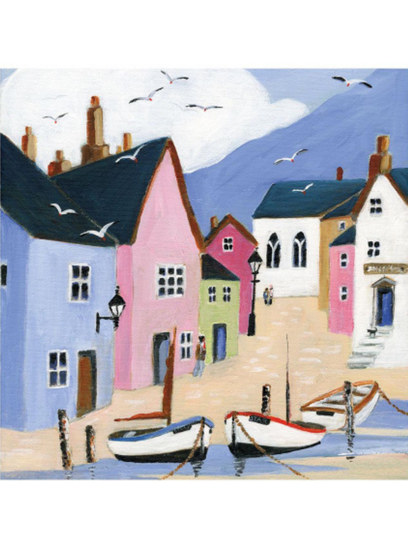 Fishing Village Card