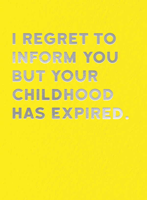 Childhood Expired Card