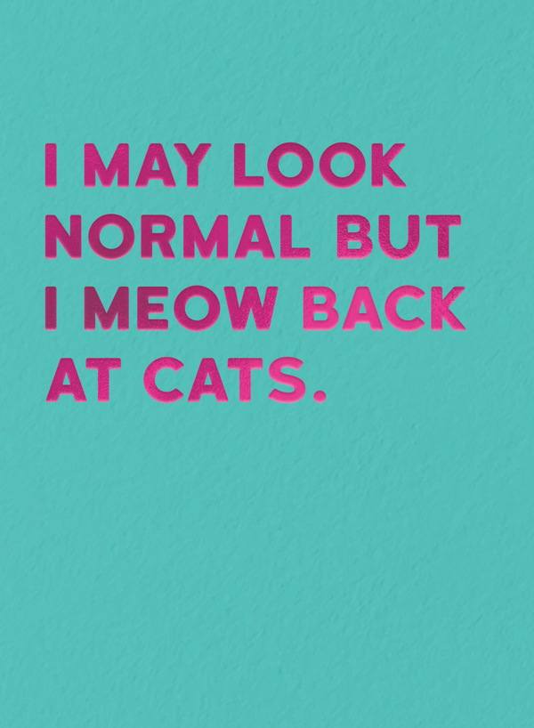 Meow Card
