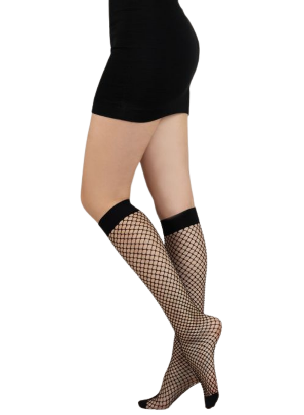Fishnet Knee Highs
