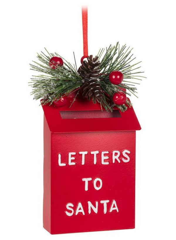 Santa Post Box Ornament