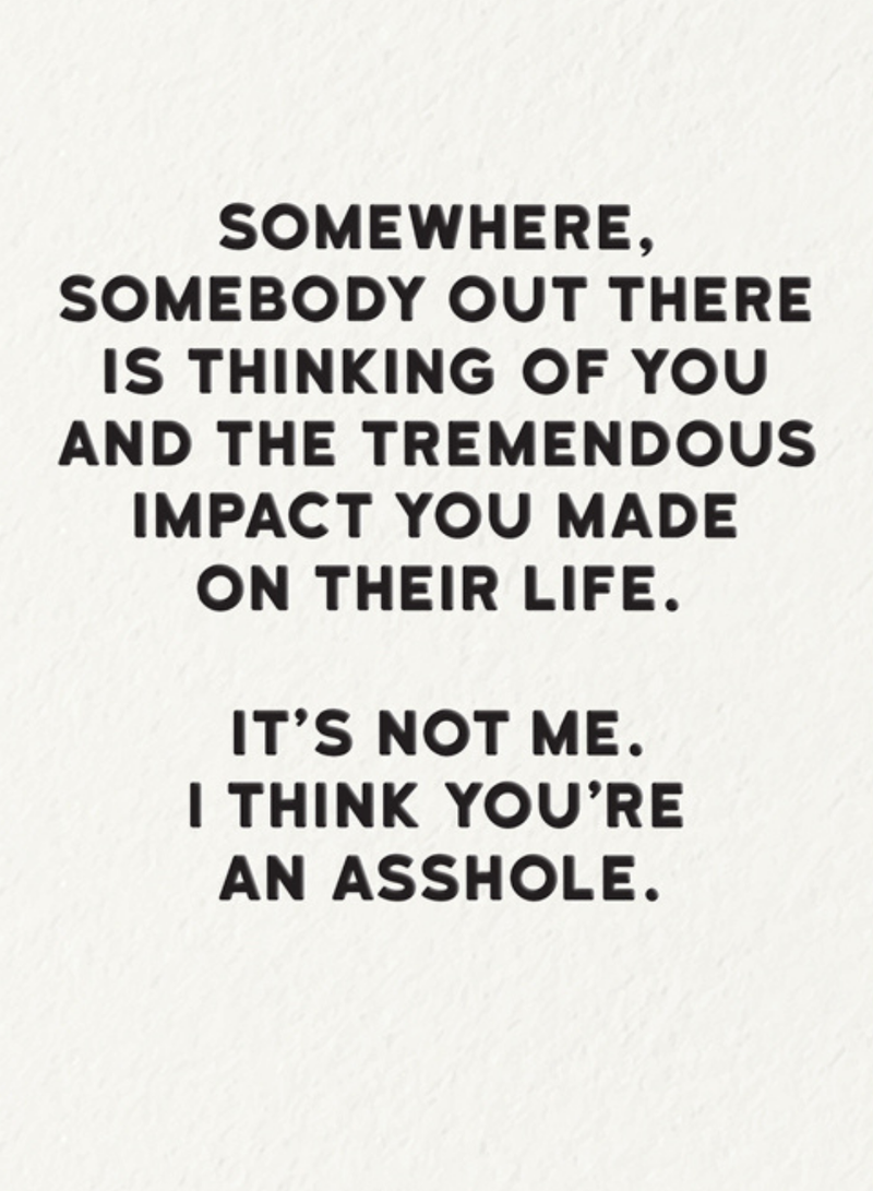 Someone Somewhere Card