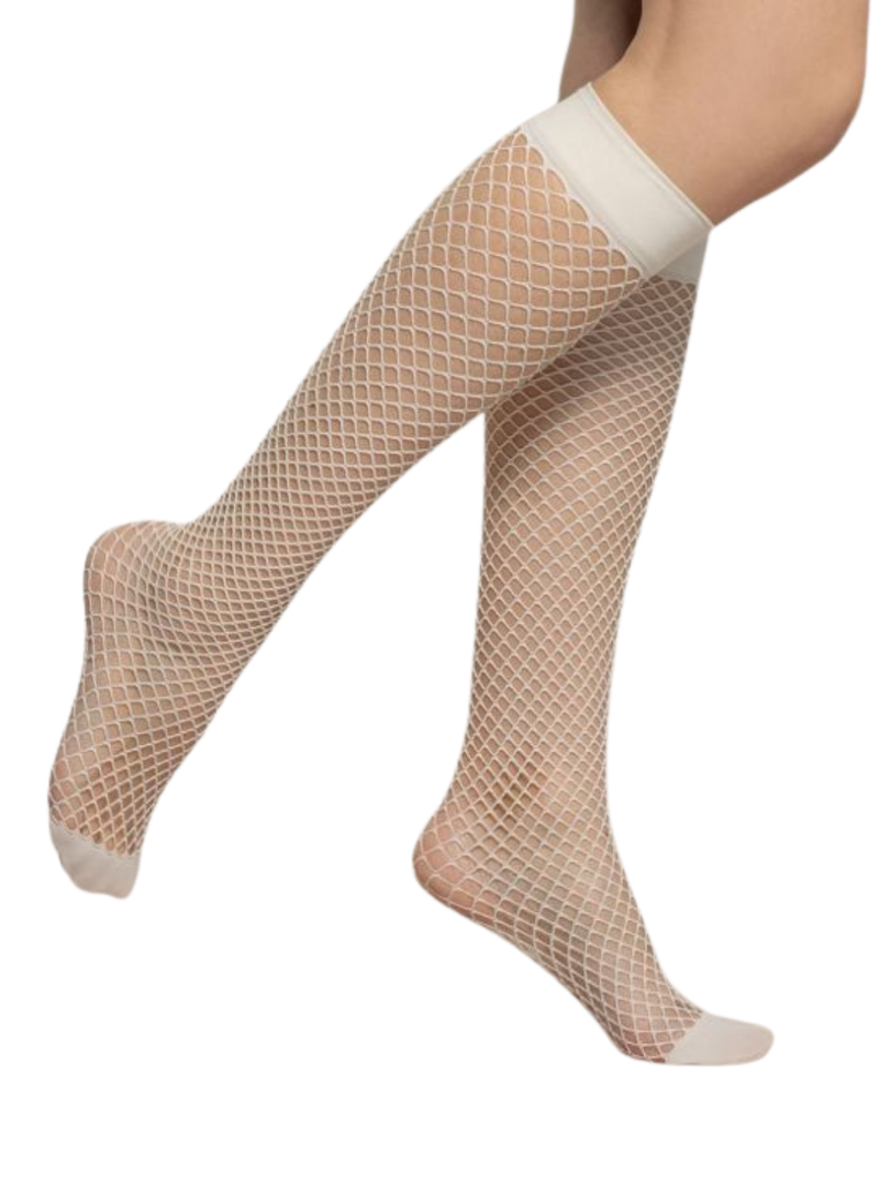 Fishnet Knee Highs