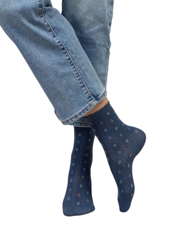 Openwork Diamond Ankle Socks
