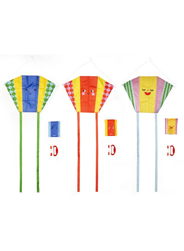 Kidoki Funny Faces Pocket Kites