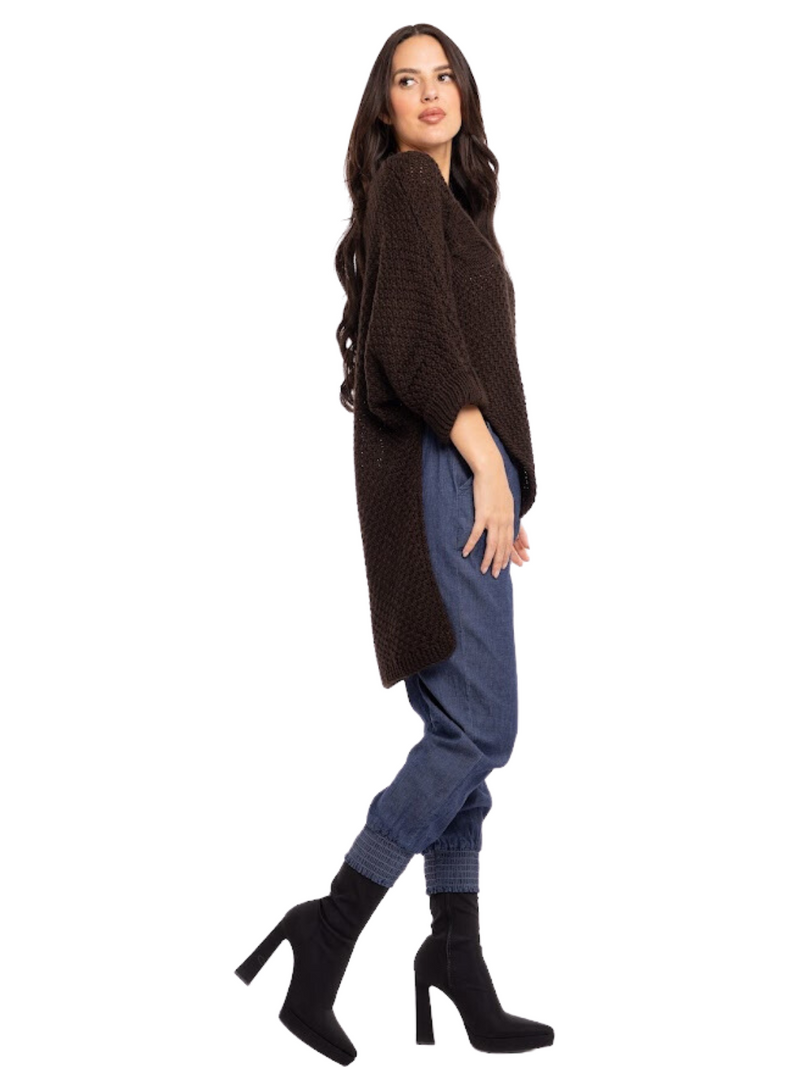 High-Low Knit Sweater
