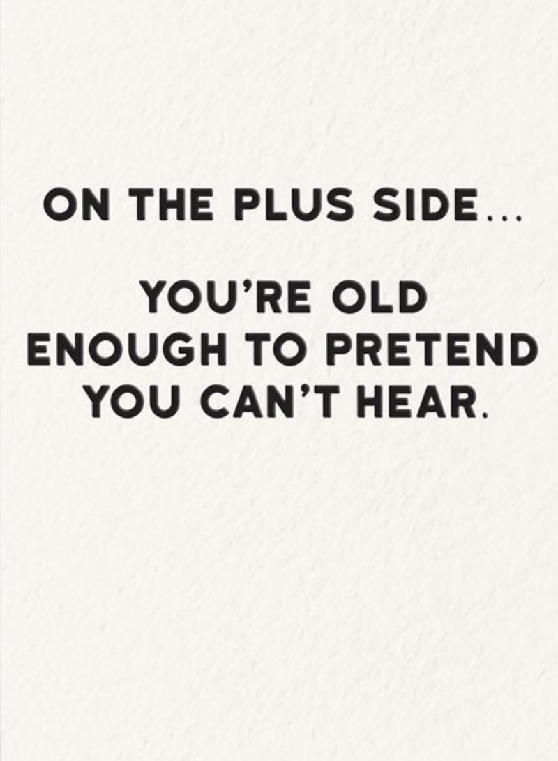 Pretend You Can't Hear Card