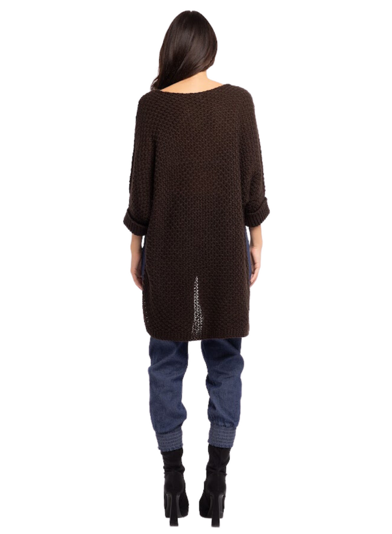 High-Low Knit Sweater