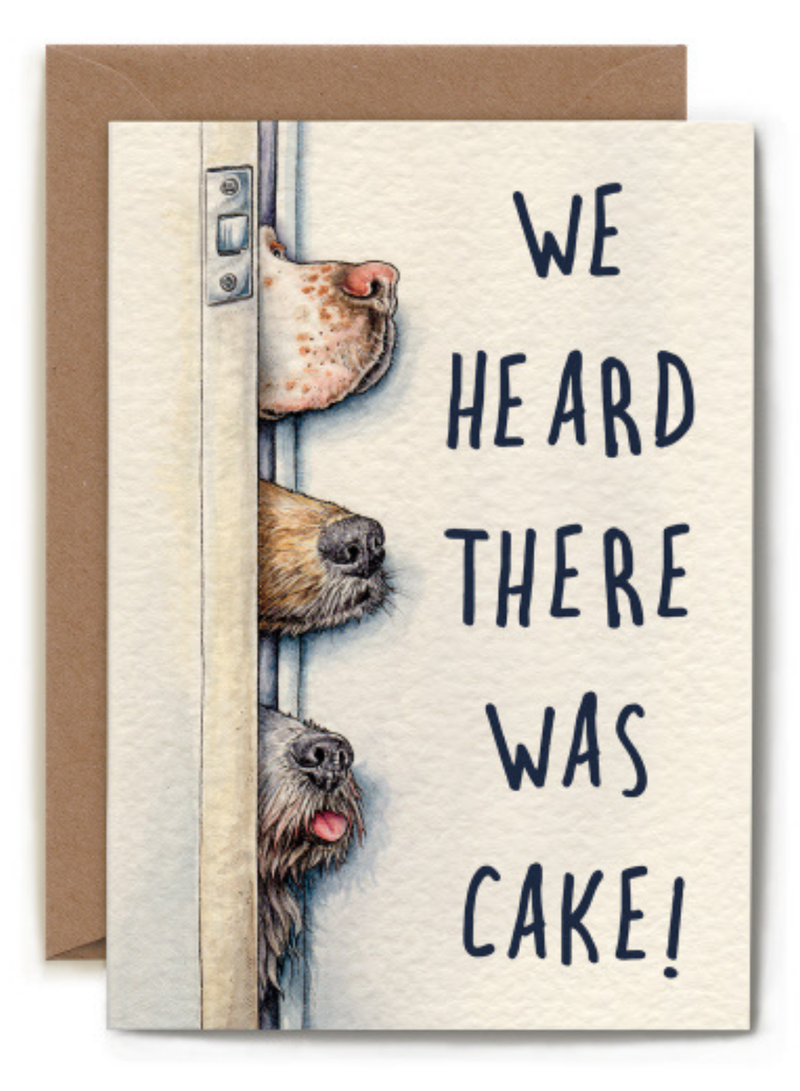 Heard There Was Cake Card