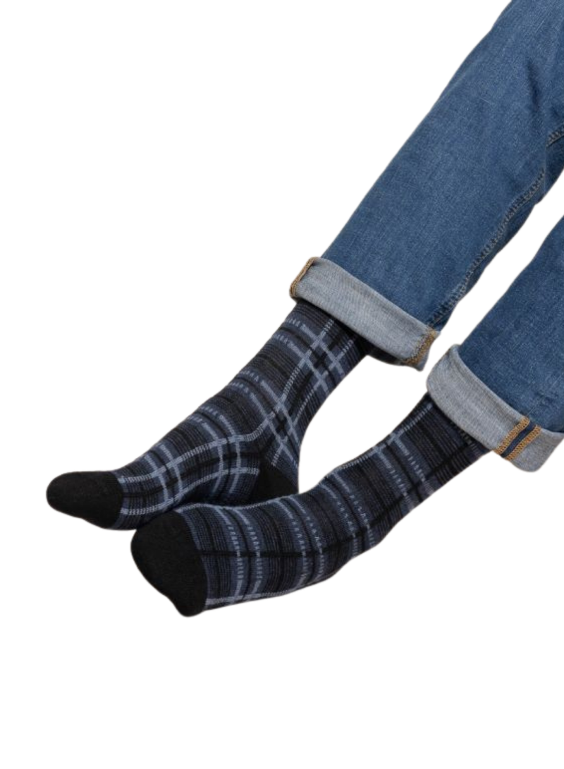 Tartan Print Men's Socks