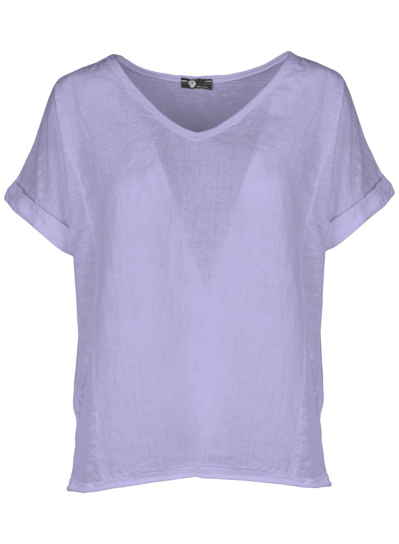 Cuffed Sleeve T-shirt