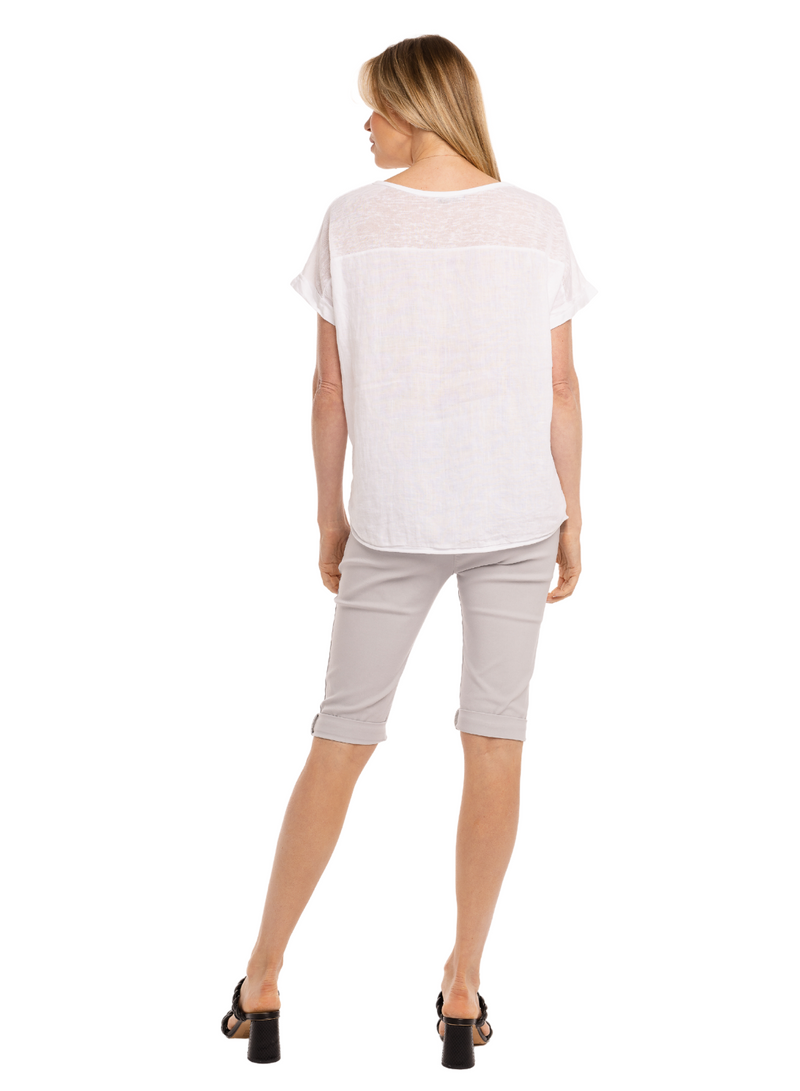 Cuffed Sleeve T-shirt