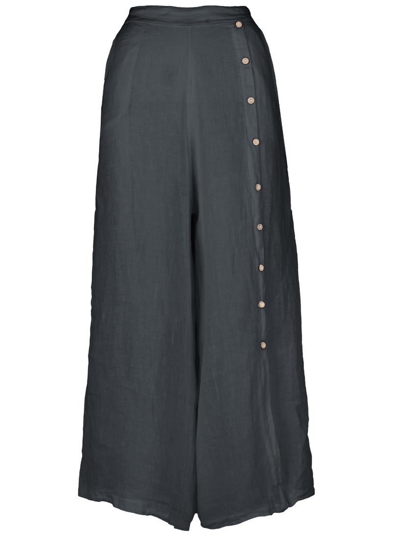 Pant with Buttons & Open Slit