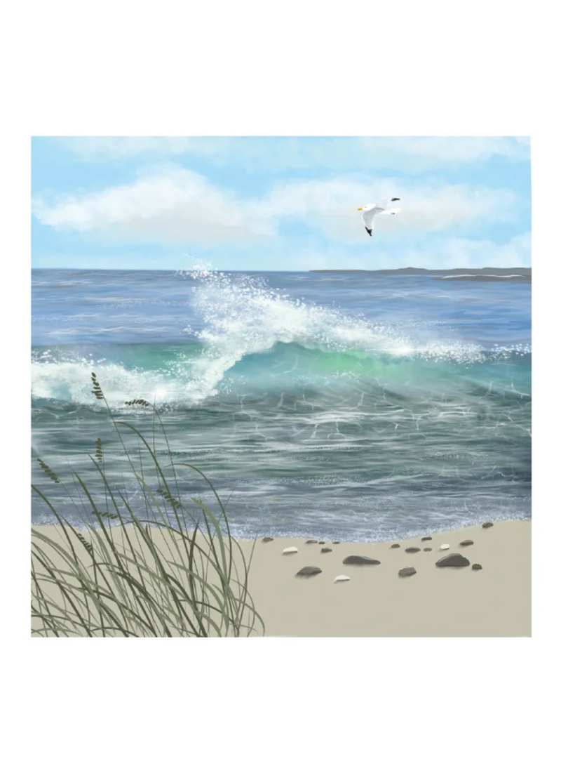 Seagull At High Tide
