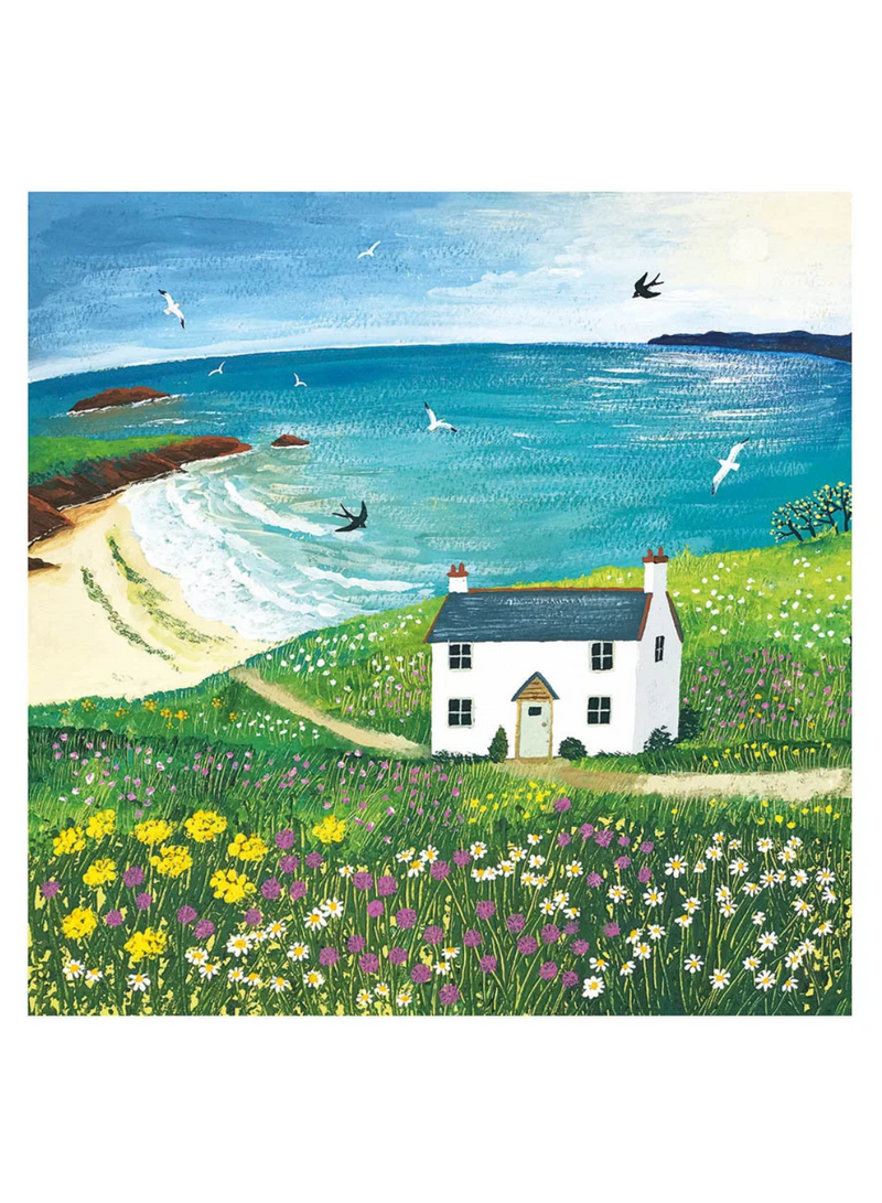 Seaside Cottage Card