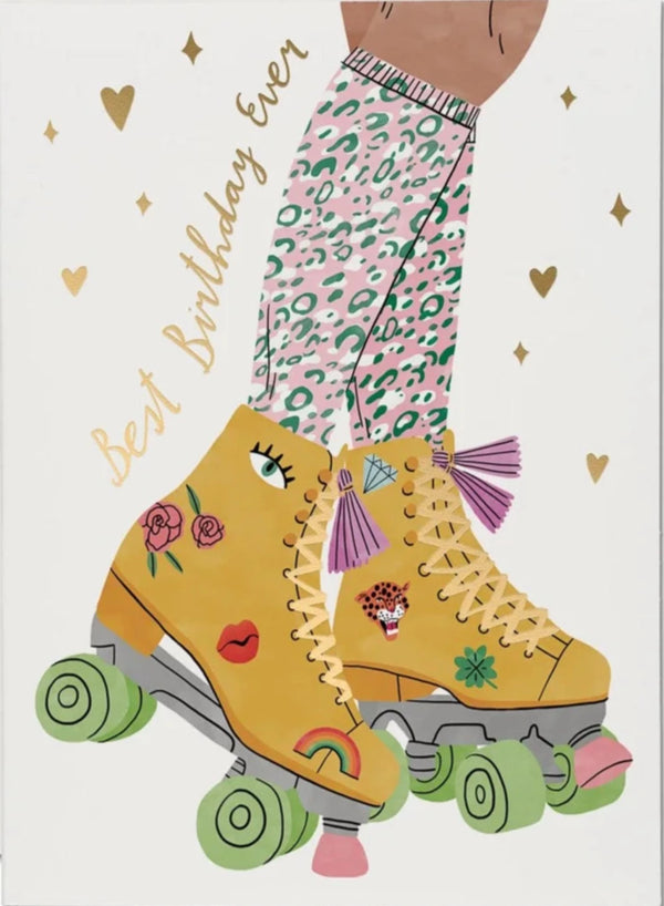 Roller Skate Card
