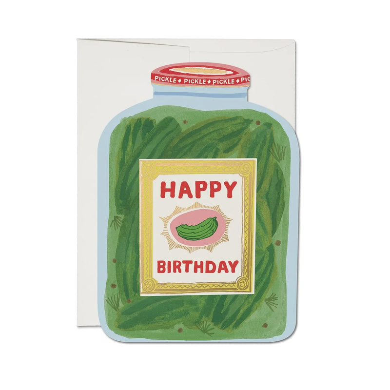 Pickle Birthday Card