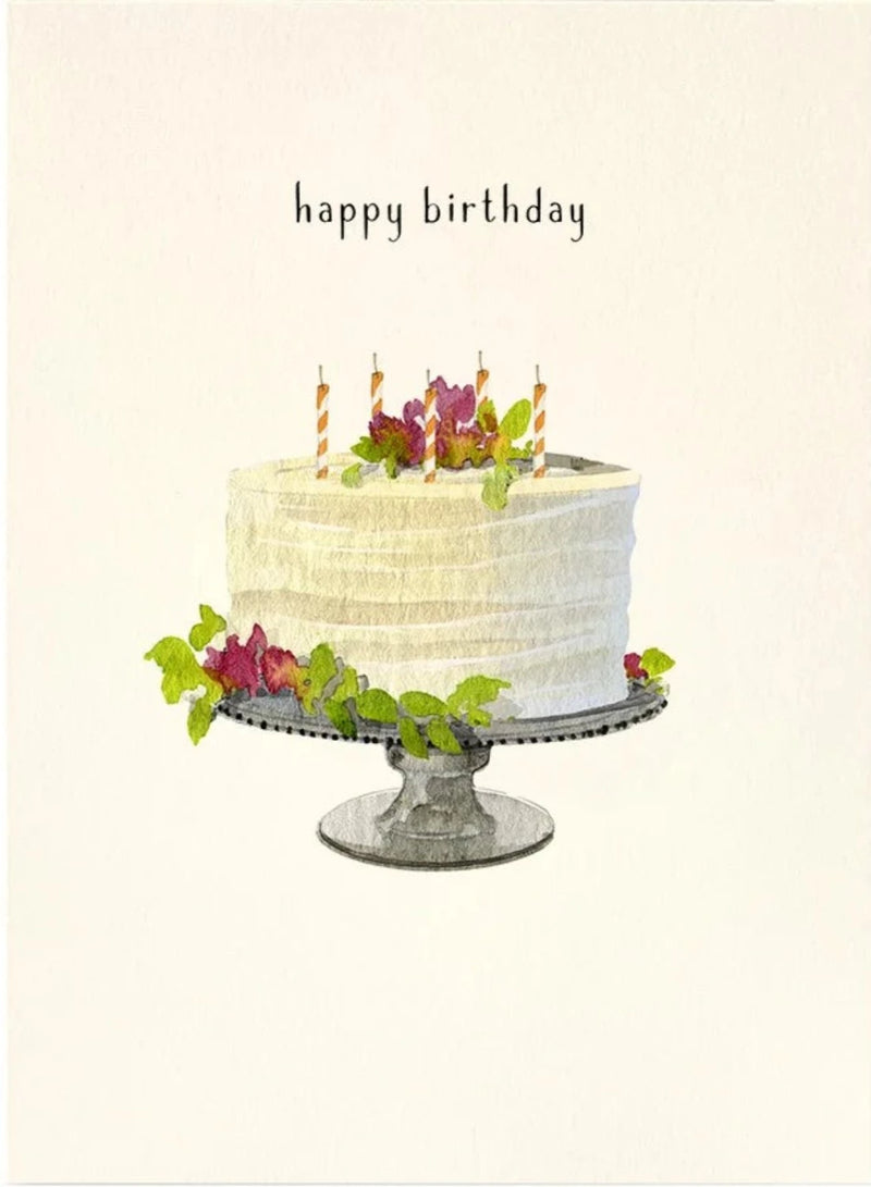 Cream Birthday Cake