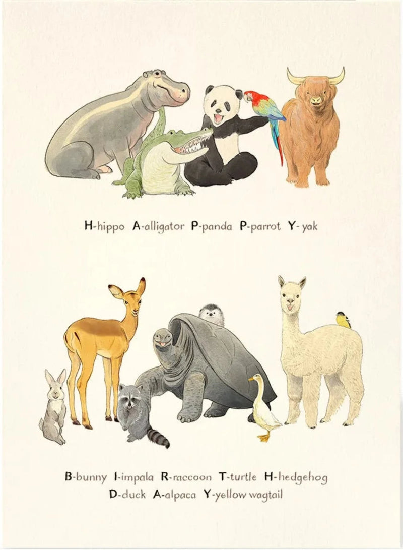 Birthday Zoo Card