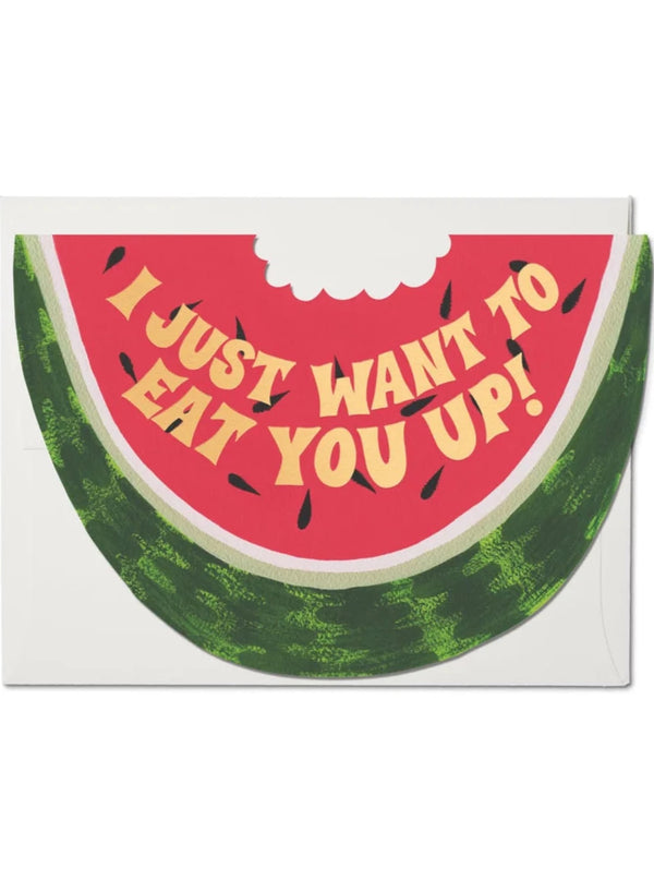 Juicy Watermelon Card
