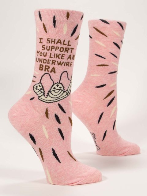 Underwire Bra Crew Socks