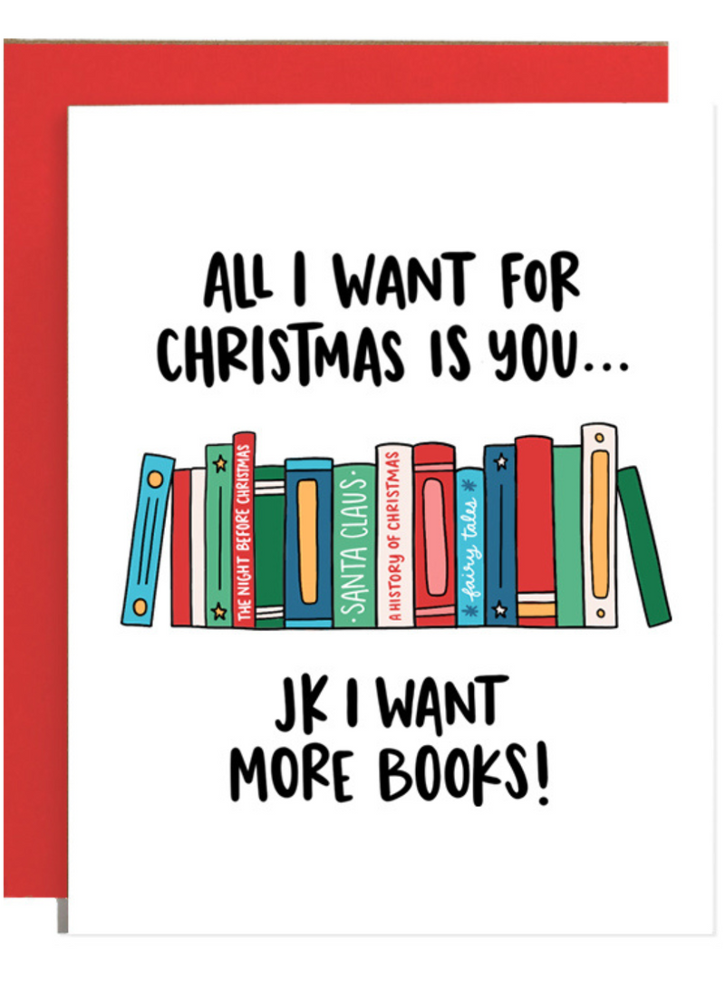 All I Want for X-Mas is Books Card