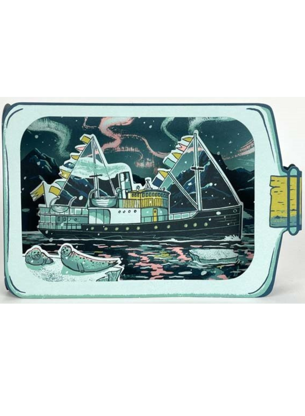 Arctic Nights Die Cut Card