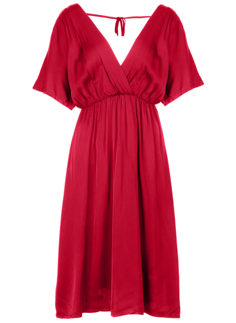 Flowy Plunge Dress