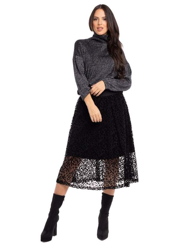 Sparkly Turtleneck Sweater