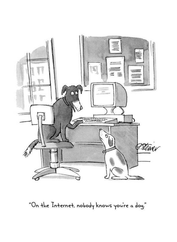 Internet Dog Card