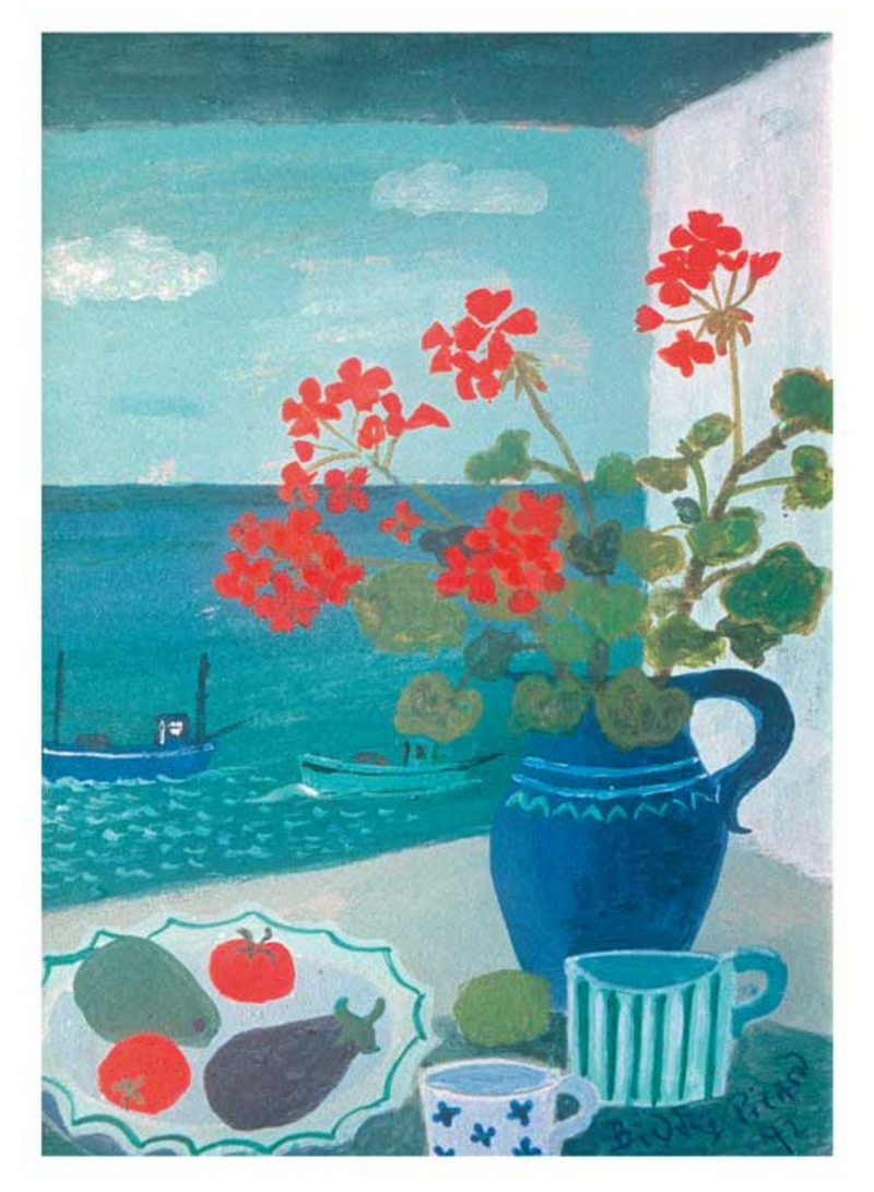 Geranium Vase Card