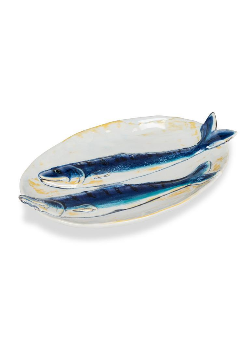 Oval Double Fish Plate – Johnny Ruth