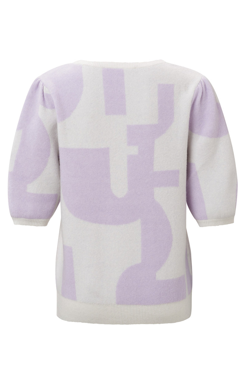 Print Jacquard Sweater