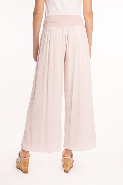 Wide Leg Viscose Double Layered Pant