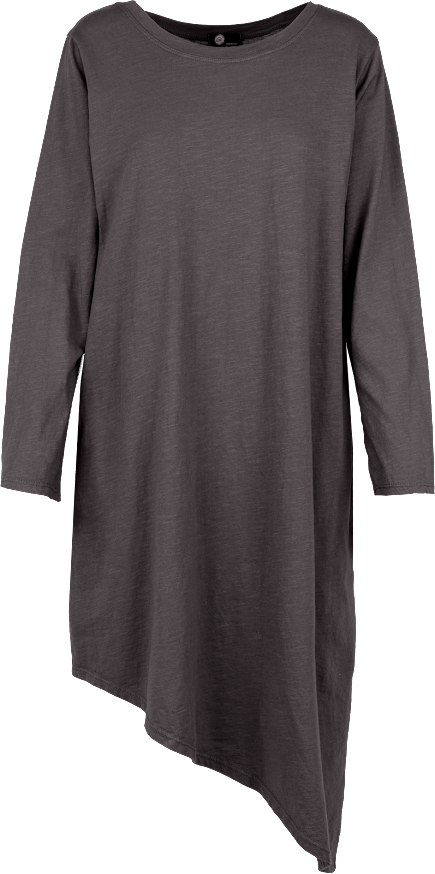 Asymmetrical Slub Dress