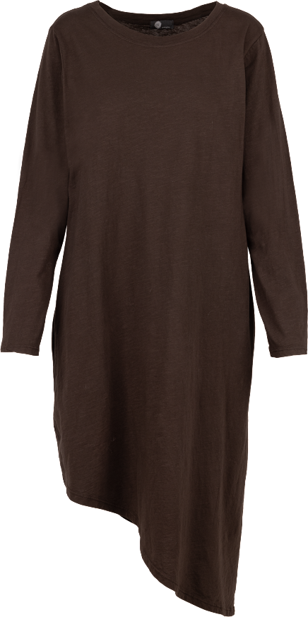 Asymmetrical Slub Dress