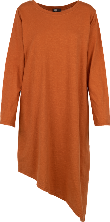 Asymmetrical Slub Dress