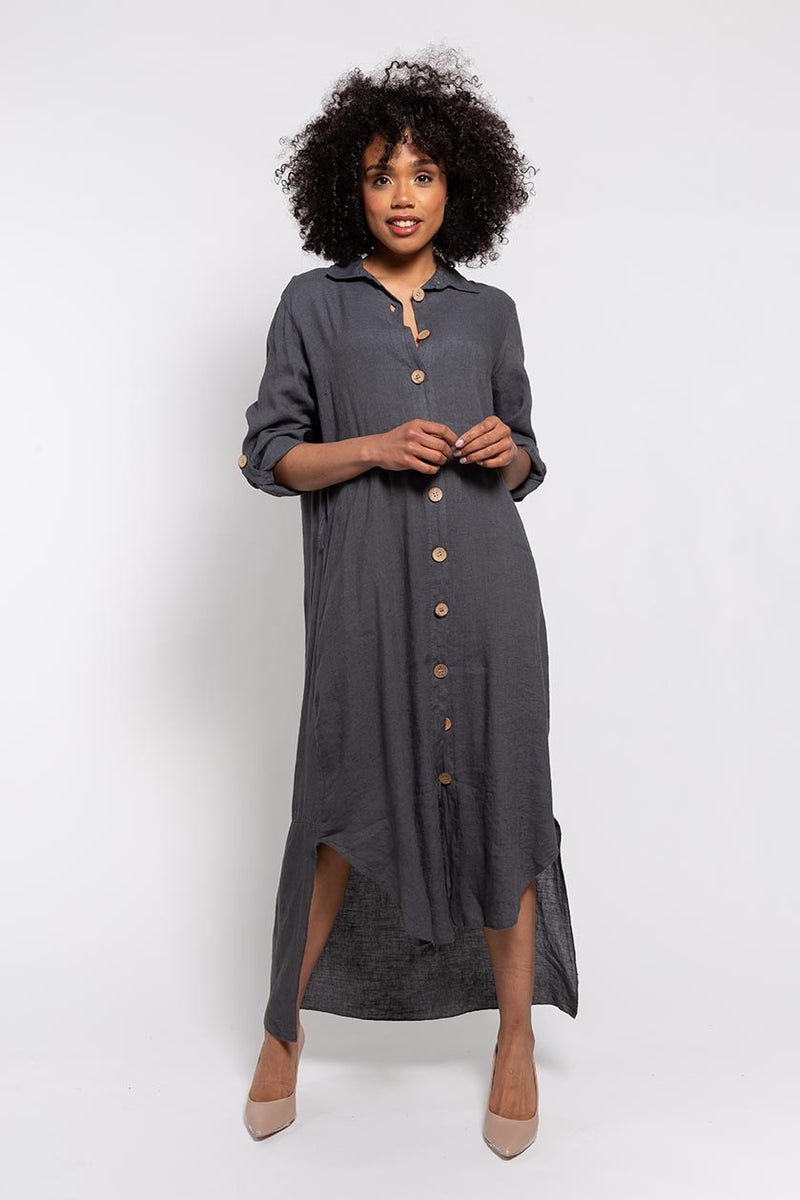 Linen Shirt Dress